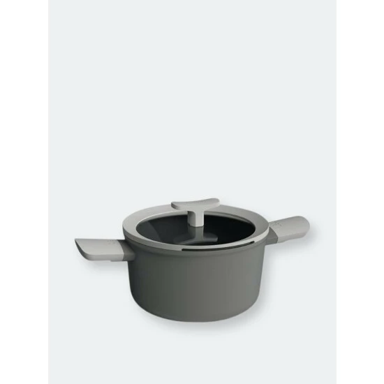 BergHOFF Leo 8" Non-Stick Covered Casserole, 3.3 QT, Grey Pots & Pans Default Title 3 BergHOFF Leo 8" Non-Stick Covered Casserole, 3.3 QT, Grey Pots & Pans Default Title