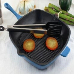 BergHOFF Neo 11" Cast Iron Square Grill Pan - Blue Cookware -BergHOFF shop unnamed file 1047