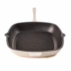 BergHOFF Neo 11" Cast Iron Square Grill Pan - Meringue Cookware -BergHOFF shop unnamed file 1050