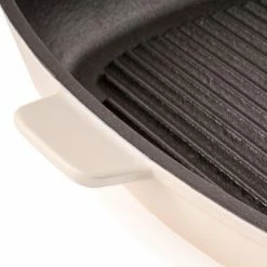 BergHOFF Neo 11" Cast Iron Square Grill Pan - Meringue Cookware -BergHOFF shop unnamed file 1053