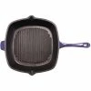 BergHOFF Neo 11" Cast Iron Square Grill Pan - Purple Cookware