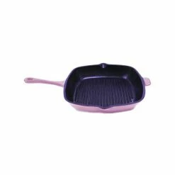 BergHOFF Neo 11" Cast Iron Square Grill Pan - Pink Cookware
