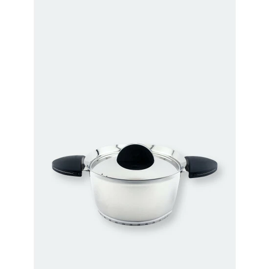 BergHOFF Stacca 7" Stainless Steel Covered Casserole, Black Pots & Pans BergHOFF Stacca 7" Stainless Steel Covered Casserole, Black Pots & Pans -BergHOFF shop unnamed file 1064