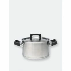 BergHOFF Ron 8" Stainless Steel Covered Casserole Pots & Pans