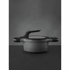 BergHOFF GEM 6.25" Non-Stick Covered Casserole, 1.6 QT, Grey Pots & Pans -BergHOFF shop unnamed file 1087