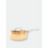 Berghoff Copper Tri-Ply 2 Qt. Covered Saucepan, Hammered Pots & Pans -BergHOFF shop unnamed file 1094