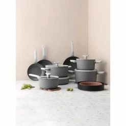 BergHOFF Leo 10" Non-Stick Covered Stockpot, 4.6 QT, Grey Pots & Pans -BergHOFF shop unnamed file 1102