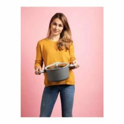 BergHOFF Leo 10" Non-Stick Covered Stockpot, 4.6 QT, Grey Pots & Pans -BergHOFF shop unnamed file 1103