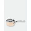 Berghoff Copper Tri-Ply 3 Qt. Covered Saucepan, Polished Pots & Pans