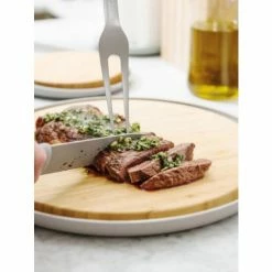 BergHOFF Leo 14.25" Bamboo Cutting Board With Plate, Gray Knives & Cutting Boards Default Title 6 BergHOFF Leo 14.25" Bamboo Cutting Board With Plate, Gray Knives & Cutting Boards Default Title -BergHOFF shop unnamed file 115