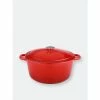 BergHOFF Neo 5QT Cast Iron Oval Covered Casserole, Red Pots & Pans -BergHOFF shop unnamed file 1152