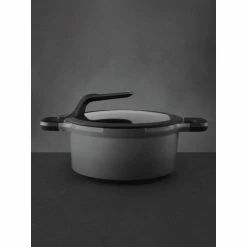 BergHOFF GEM 10" Non-Stick Covered Stockpot, 5 QT, Grey Pots & Pans -BergHOFF shop unnamed file 1165