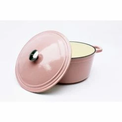 BergHOFF Cast Iron 7qt Round Stockpot - Pink Cookware -BergHOFF shop unnamed file 1170