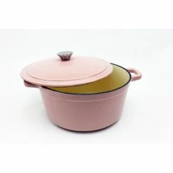 BergHOFF Cast Iron 7qt Round Stockpot - Pink Cookware -BergHOFF shop unnamed file 1171