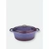 BergHOFF Neo 8QT Cast Iron Oval Covered Casserole, Purple Pots & Pans -BergHOFF shop unnamed file 1188