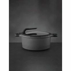 BergHOFF GEM 11" Non-Stick Covered Stockpot, 7.7 QT, Grey Pots & Pans -BergHOFF shop unnamed file 1194