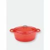 BergHOFF Neo 8QT Cast Iron Oval Covered Casserole, Orange Pots & Pans -BergHOFF shop unnamed file 1195
