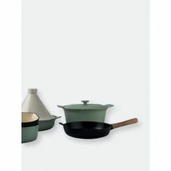BergHOFF Ron 11" Cast Iron Covered Casserole 5.5QT, Green Pots & Pans -BergHOFF shop unnamed file 1200