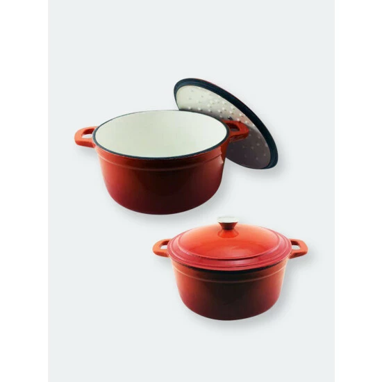BergHOFF Neo Stockpot Set 4PC Orange Pots & Pans 3 BergHOFF Neo Stockpot Set 4PC Orange Pots & Pans