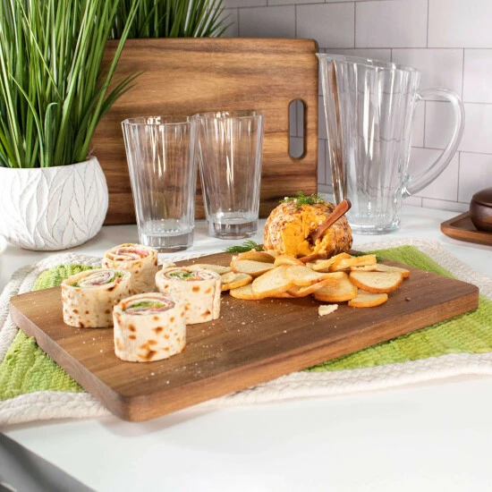 BergHOFF Acacia Wood 2Pc Cutting Board & Tray Set Cookware 5 BergHOFF Acacia Wood 2Pc Cutting Board & Tray Set Cookware - Image 3