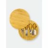 BergHOFF Bamboo 6pc Round Covered Cheese Board Set, With 4 Tools, 8.7x1.5" Knives & Cutting Boards -BergHOFF shop unnamed file 128