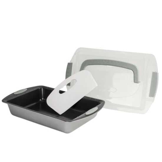 BergHOFF 11 Piece Perfect Slice Bakeware Set - Silver 4 BergHOFF 11 Piece Perfect Slice Bakeware Set - Silver - Image 2