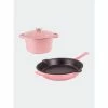 BergHOFF Neo Cast Iron 3Pc Cookware Set, 3Qt Covered Dutch Oven & 10" Fry Pan - Pink 1 BergHOFF Neo Cast Iron 3Pc Cookware Set, 3Qt Covered Dutch Oven & 10" Fry Pan - Pink -BergHOFF shop unnamed file 1362