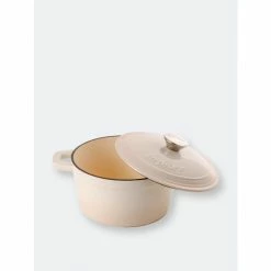 BergHOFF 7qt Cast Iron Round Covered Dutch Oven, Meringue Pots & Pans Brown -BergHOFF shop unnamed file 1384