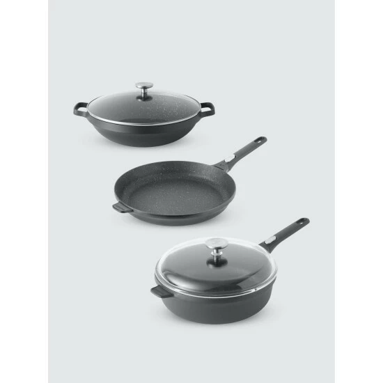 BergHOFF GEM 5Pc Cast Aluminum Nonstick Cookware Set Pots & Pans 3 BergHOFF GEM 5Pc Cast Aluminum Nonstick Cookware Set Pots & Pans