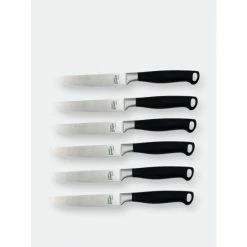 BergHOFF Bistro Stainless Steel Steak Knife, Set Of 6 Knives & Cutting Boards