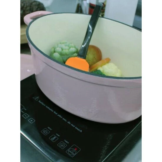 BergHOFF Neo Cast Iron 8 QT Oval Covered Casserole, Pink Pots & Pans BergHOFF Neo Cast Iron 8 QT Oval Covered Casserole, Pink Pots & Pans -BergHOFF shop unnamed file 1443