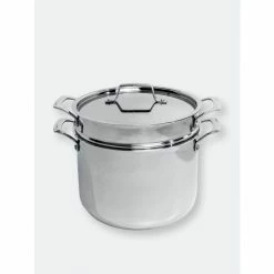 BergHOFF Professional Stainless Steel 10/18 Tri-Ply 8 Qt Stock Pot With SS Lid, 9.5" Pots & Pans 7 BergHOFF Professional Stainless Steel 10/18 Tri-Ply 8 Qt Stock Pot With SS Lid, 9.5" Pots & Pans -BergHOFF shop unnamed file 149
