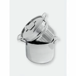 BergHOFF Professional Stainless Steel 10/18 Tri-Ply 8 Qt Stock Pot With SS Lid, 9.5" Pots & Pans 8 BergHOFF Professional Stainless Steel 10/18 Tri-Ply 8 Qt Stock Pot With SS Lid, 9.5" Pots & Pans -BergHOFF shop unnamed file 150