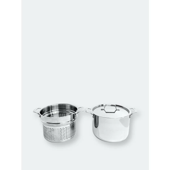 BergHOFF Professional Stainless Steel 10/18 Tri-Ply 8 Qt Stock Pot with SS Lid, 9.5" Pots & Pans BergHOFF Professional Stainless Steel 10/18 Tri-Ply 8 Qt Stock Pot With SS Lid, 9.5" Pots & Pans -BergHOFF shop unnamed file 151