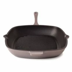 BergHOFF Neo 11" Cast Iron Square Grill Pan - Oyster Cookware -BergHOFF shop unnamed file 1544