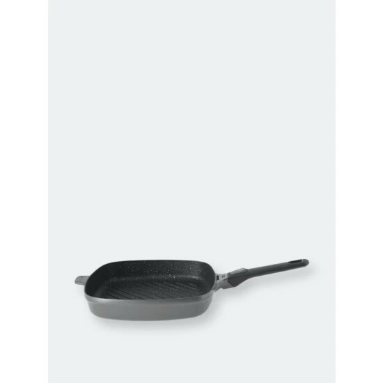 BergHOFF GEM 11" Non-Stick Grill Pan, Grey Pots & Pans 3 BergHOFF GEM 11" Non-Stick Grill Pan, Grey Pots & Pans