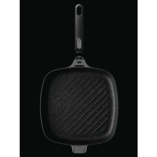 BergHOFF GEM 11" Non-Stick Grill Pan, Grey Pots & Pans 6 BergHOFF GEM 11" Non-Stick Grill Pan, Grey Pots & Pans - Image 4
