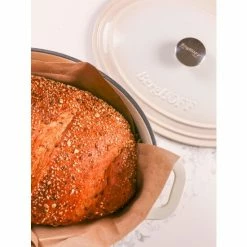 BergHOFF 5qt Cast Iron Oval Covered Dutch Oven, Meringue Electrics Brown -BergHOFF shop unnamed file 1568