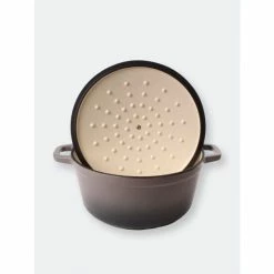 BergHOFF Neo 7qt Cast Iron Round Covered Dutch Oven Electrics Oyster -BergHOFF shop unnamed file 1579