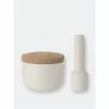 BergHOFF Leo 3Pc 4.25" Stoneware Mortar Pestle Tools & Accessories