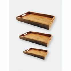 Berghoff Bamboo 3pc Tray Set Serveware