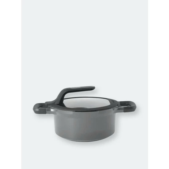 BergHOFF GEM 8" Non-Stick Covered Casserole, 3 QT, Grey Pots & Pans 3 BergHOFF GEM 8" Non-Stick Covered Casserole, 3 QT, Grey Pots & Pans