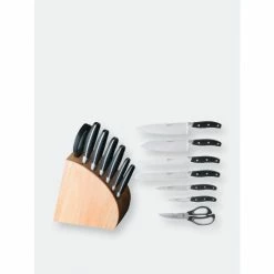 BergHOFF 8Pc Stainless Steel Cutlery Set With Block Knives & Cutting Boards