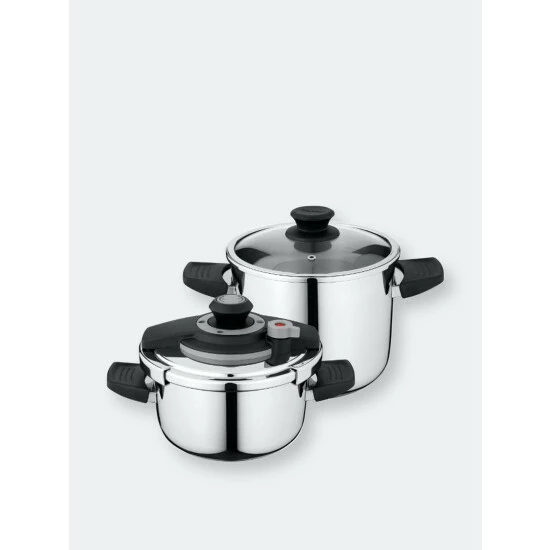BergHOFF Vita 4Pc Stainless Steel Pressure Cooker Set 7.4Qt & 4.2Qt Pots & Pans BergHOFF Vita 4Pc Stainless Steel Pressure Cooker Set 7.4Qt & 4.2Qt Pots & Pans -BergHOFF shop unnamed file 1959