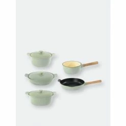BergHOFF shop 20 BergHOFF Ron 8pc Cast Iron Cookware Set, Green Pots & Pans