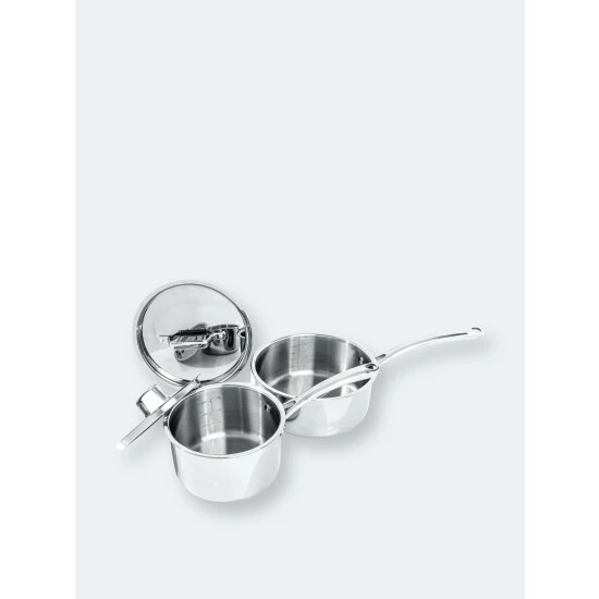 BergHOFF Professional Stainless Steel 10/18 Tri-Ply 3.3 Qt Saucepan With SS Lid, 8" Pots & Pans 9 BergHOFF Professional Stainless Steel 10/18 Tri-Ply 3.3 Qt Saucepan With SS Lid, 8" Pots & Pans - Image 7