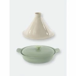 BergHOFF Ron 2pc Tajine Set, Green Cookware