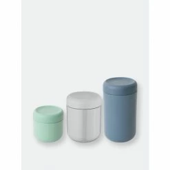 BergHOFF Leo 3Pc Graduated Container Set, Green, Grey, & Blue Storage & Organization Green/grey/blue
