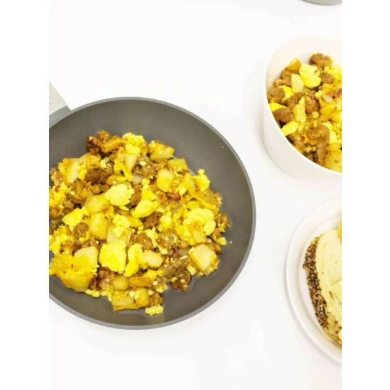 BergHOFF Leo Nonstick Frying Pan, Grey 8" Pots & Pans 5 BergHOFF Leo Nonstick Frying Pan, Grey 8" Pots & Pans - Image 3