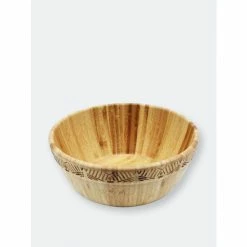 BergHOFF Bamboo Decorated Salad Bowl, 10" Serveware